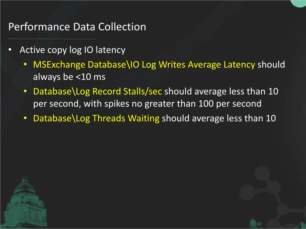 performance data collection 1