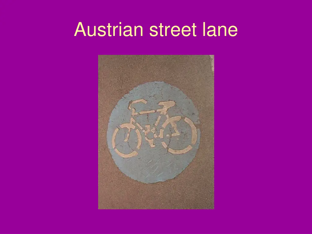 austrian street lane