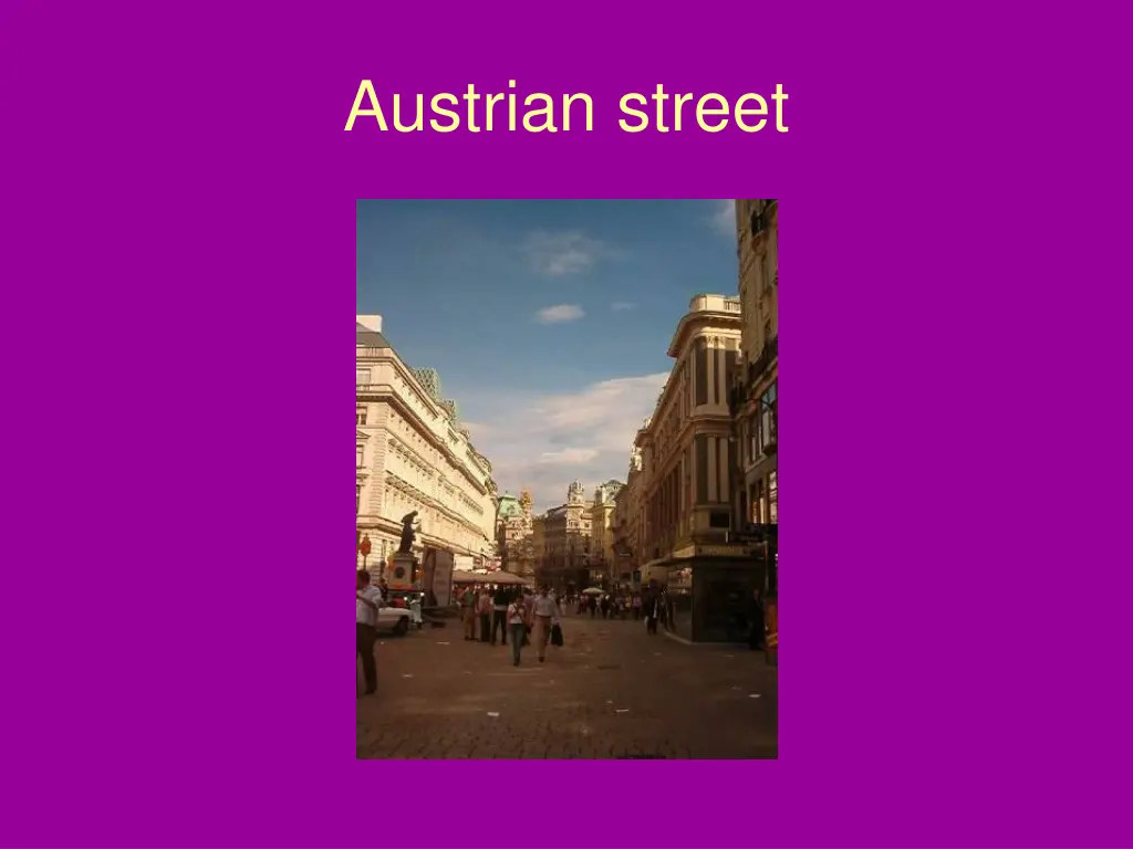 austrian street
