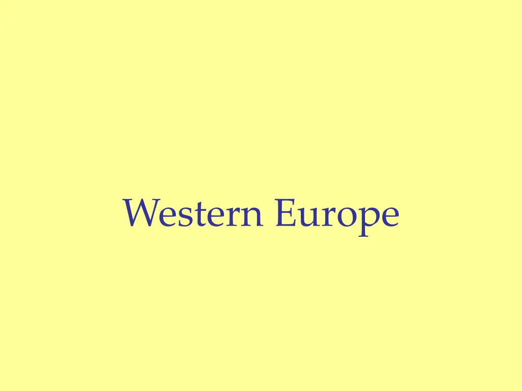 western europe