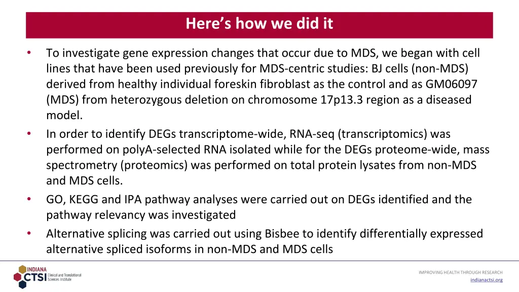 here s how we did it