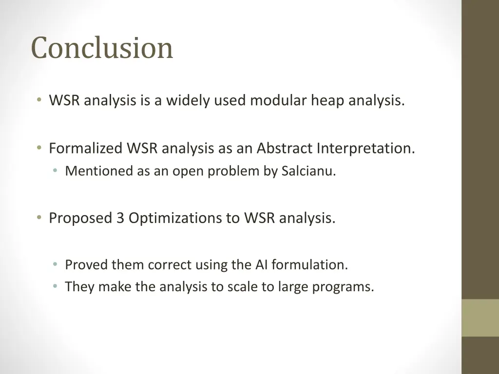 conclusion