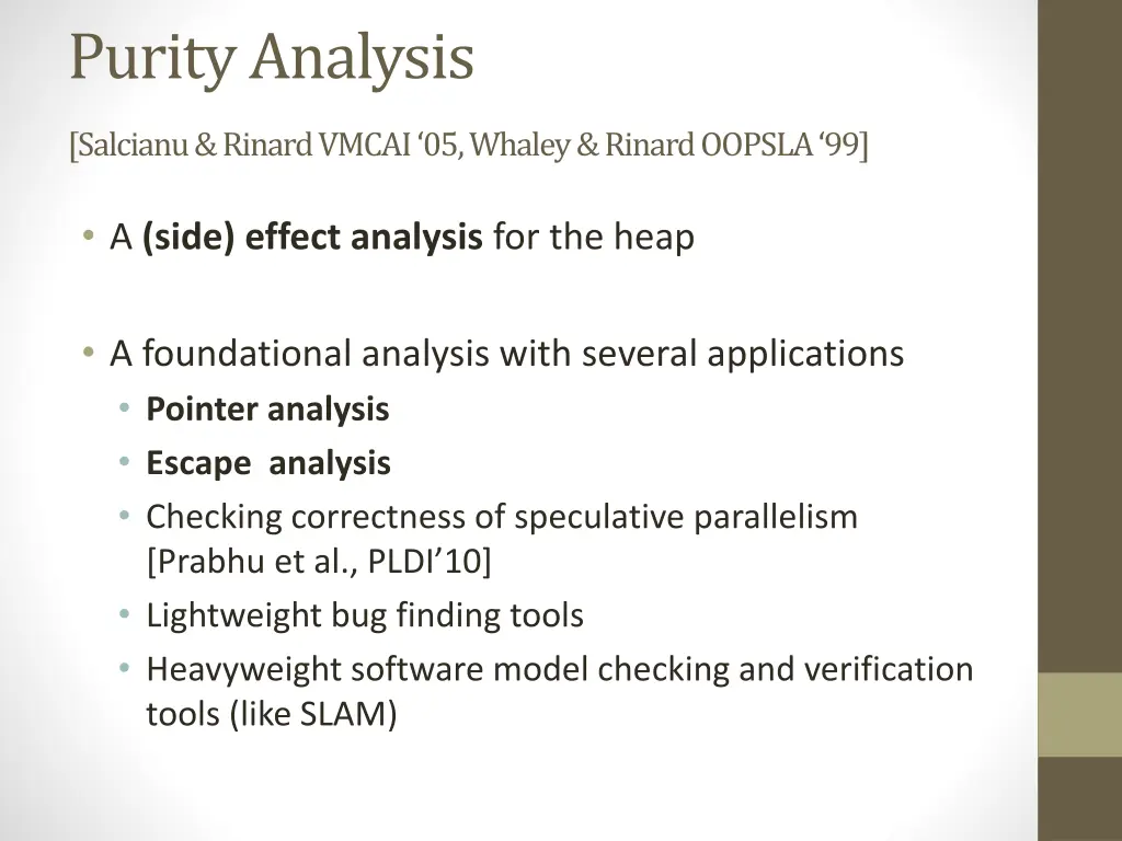 purity analysis