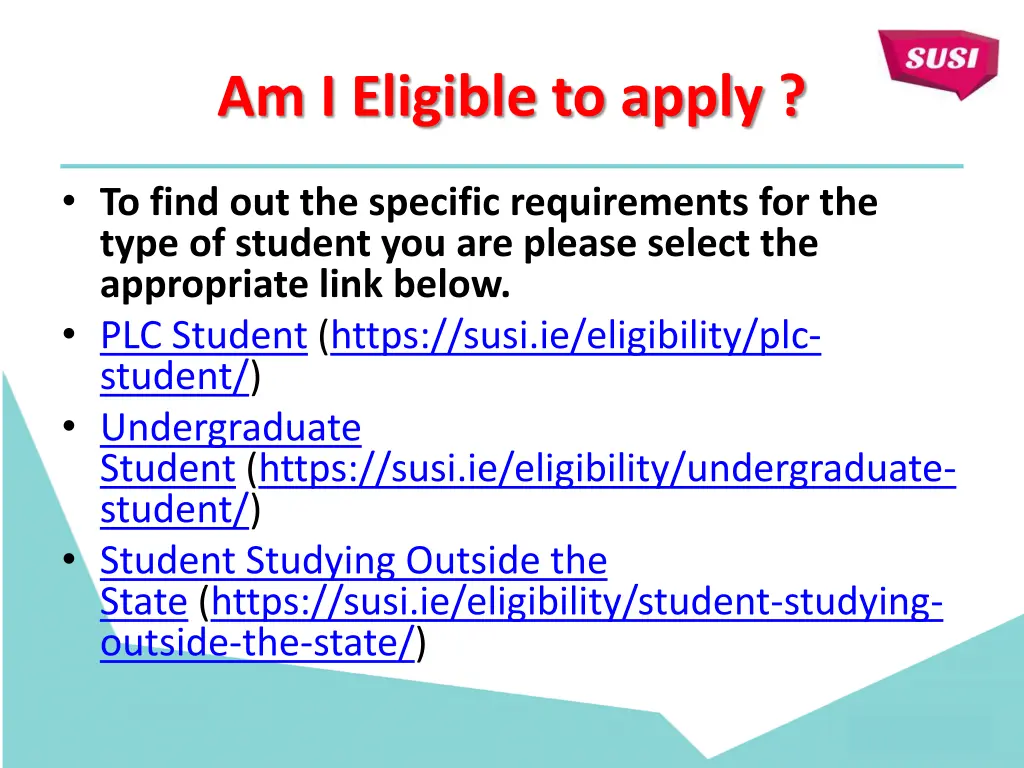 am i eligible to apply 1