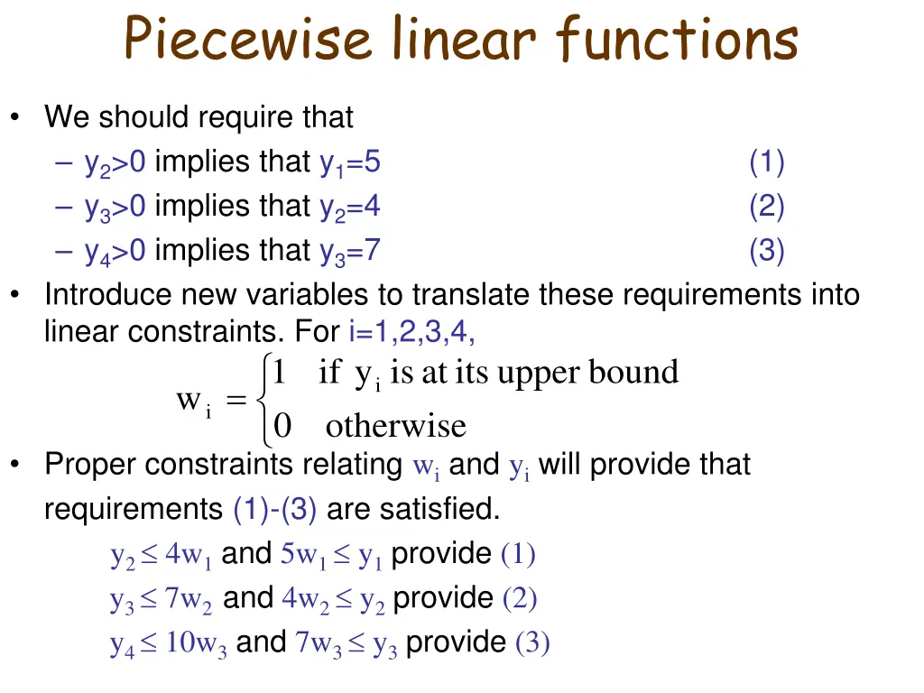 piecewise linear functions 2