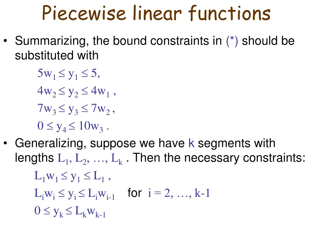 piecewise linear functions 3