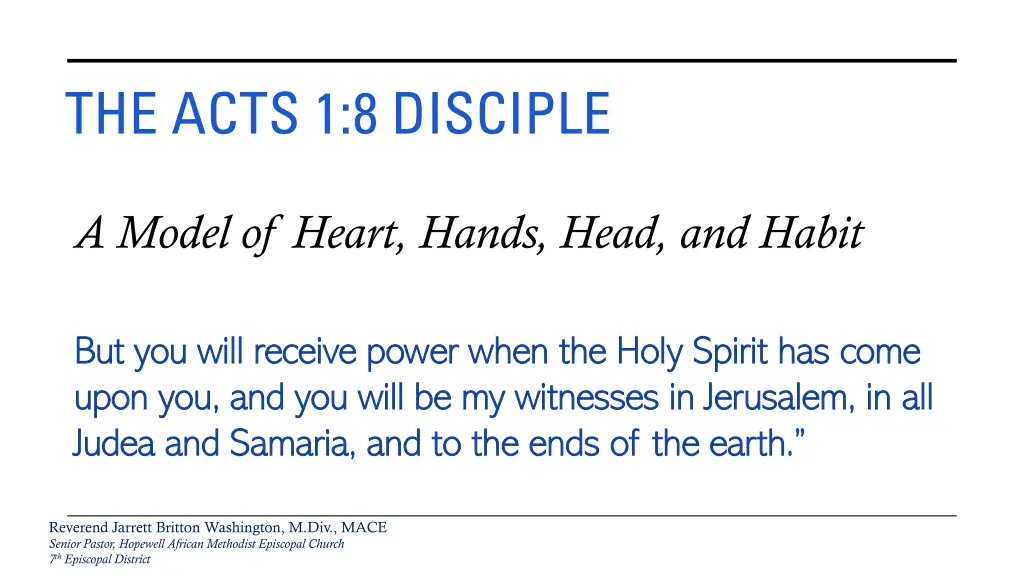 the acts 1 8 disciple