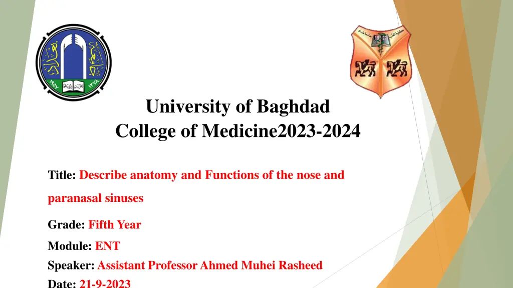university of baghdad college of medicine2023 2024