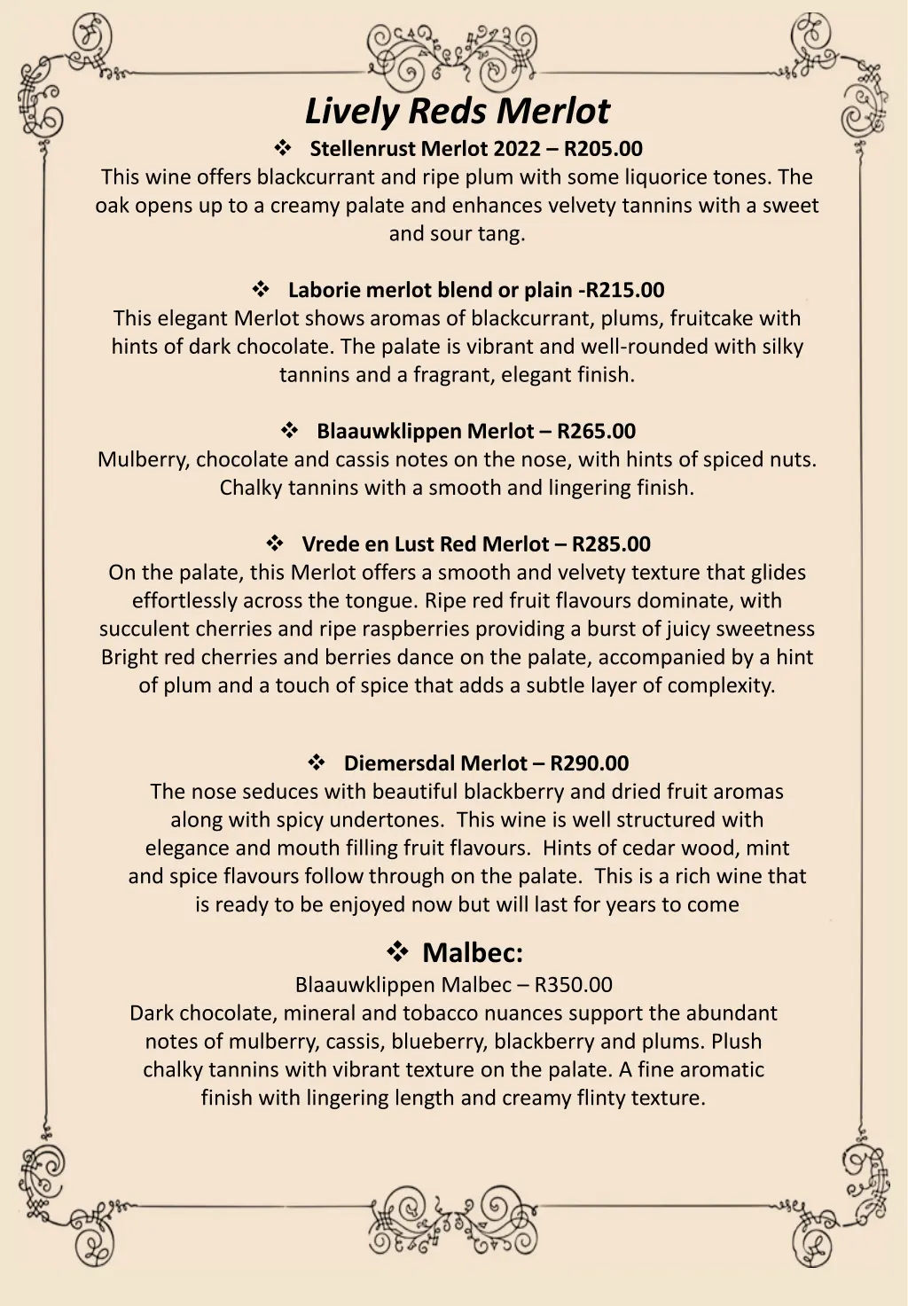 lively reds merlot stellenrust merlot 2022 r205
