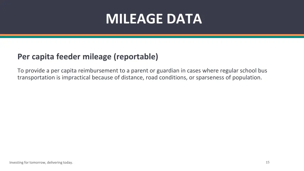 mileage data 7