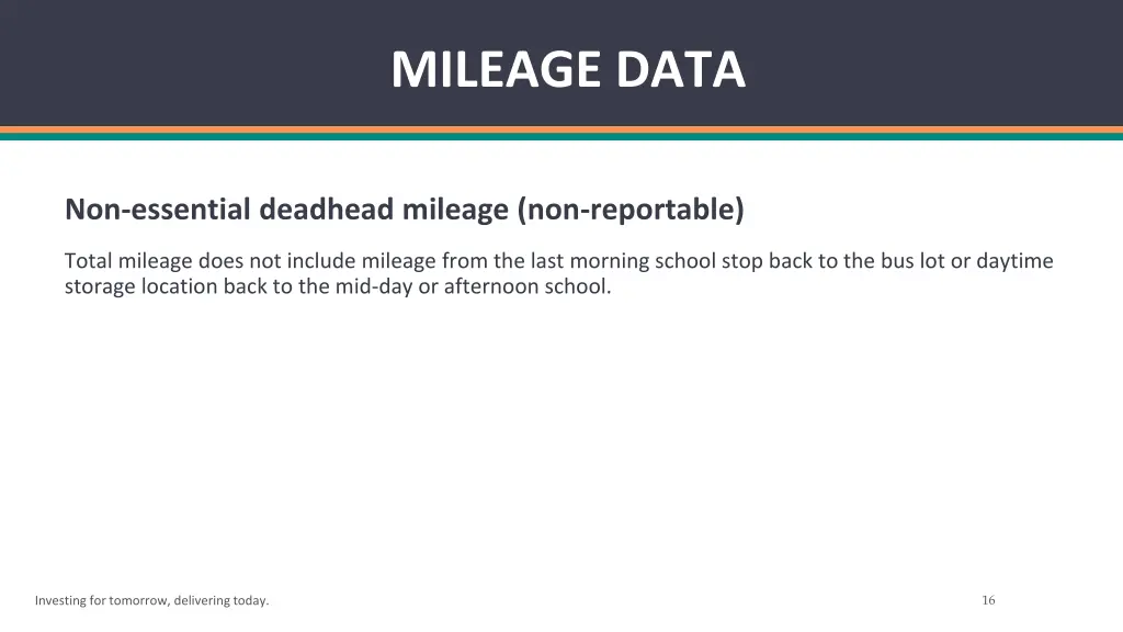 mileage data 8