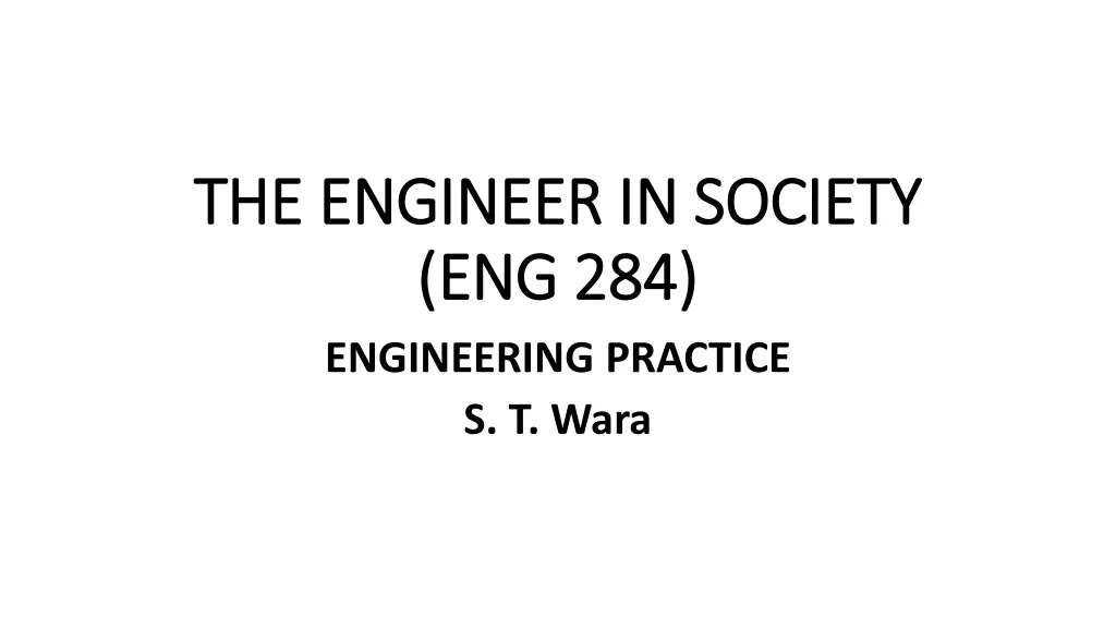 the engineer in society the engineer in society