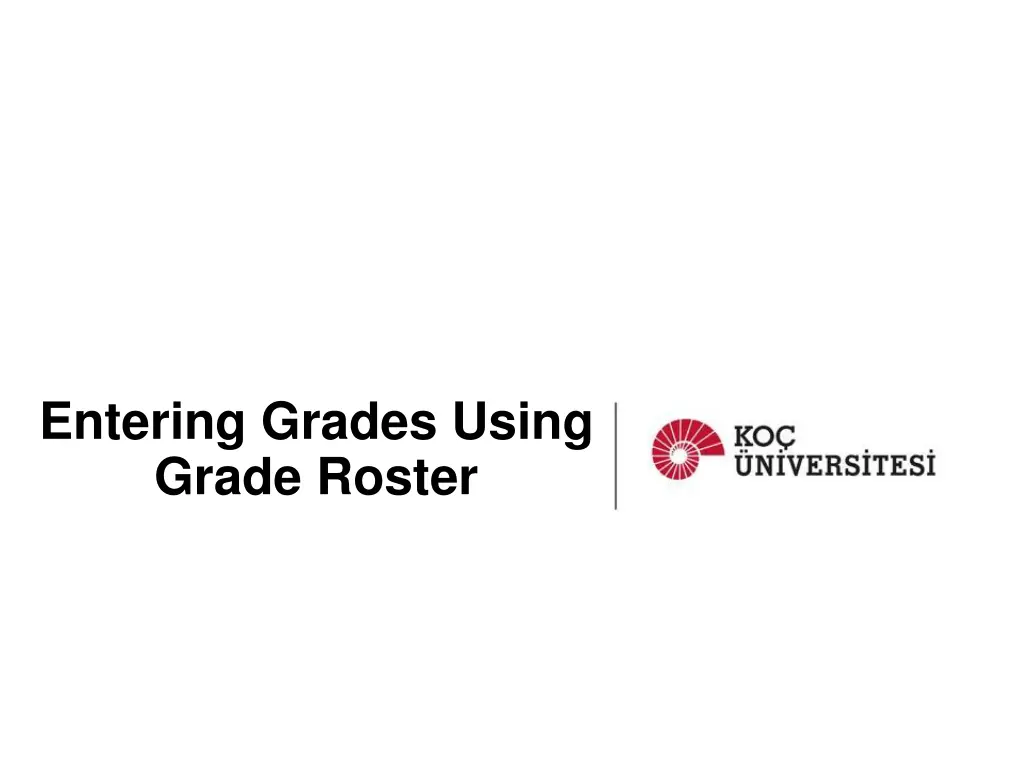 entering grades using grade roster