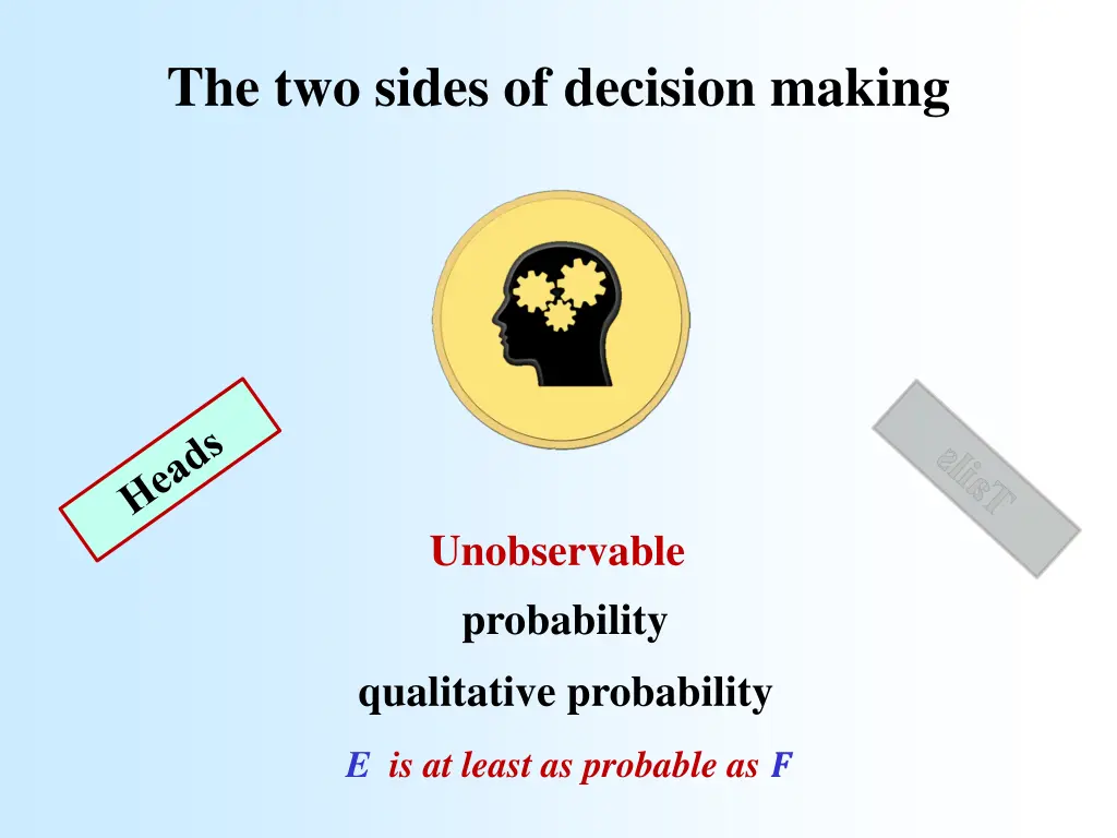 the two sides of decision making 1