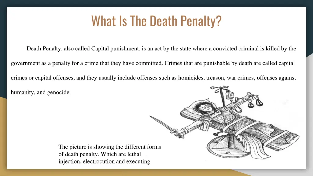 what is the death penalty