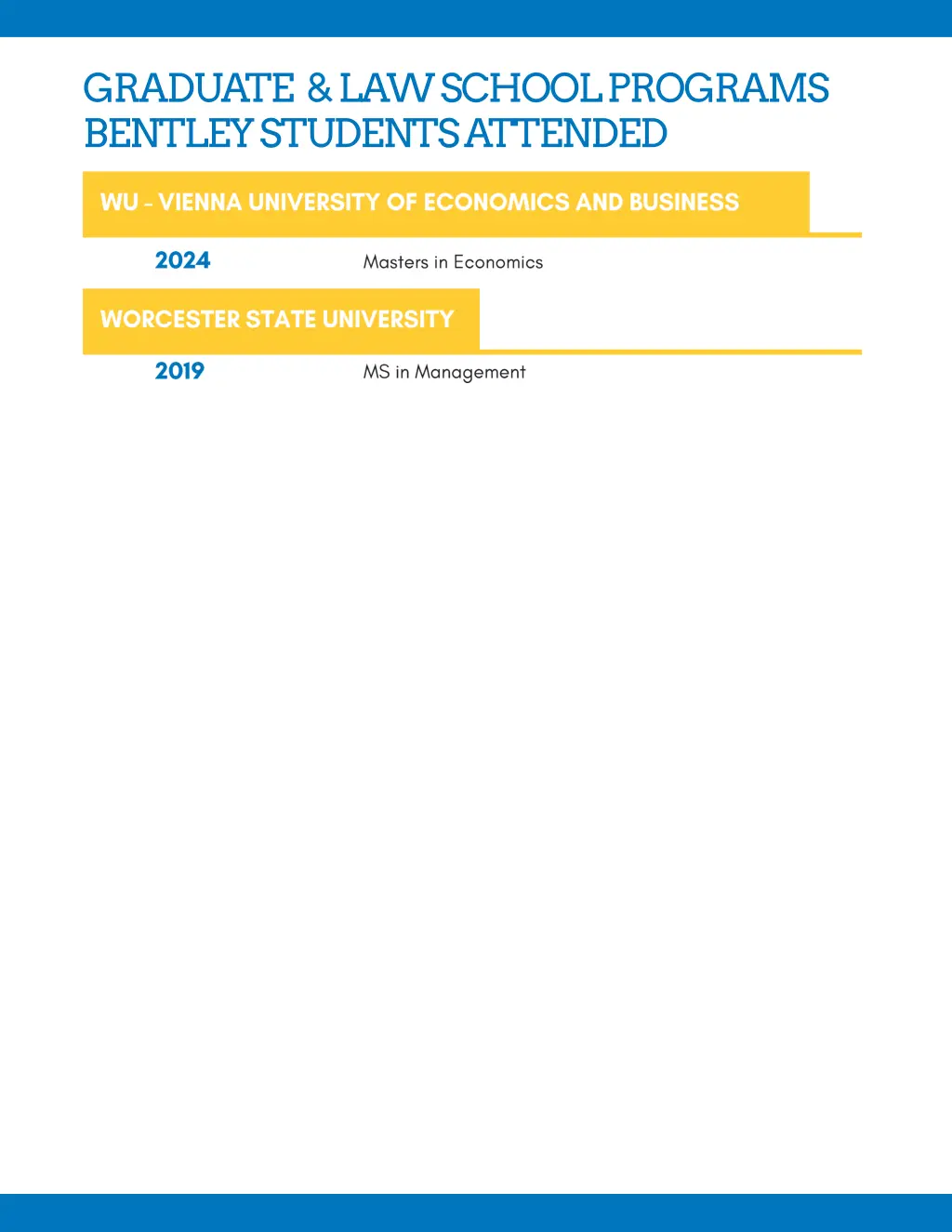 graduate law school programs bentley students 14