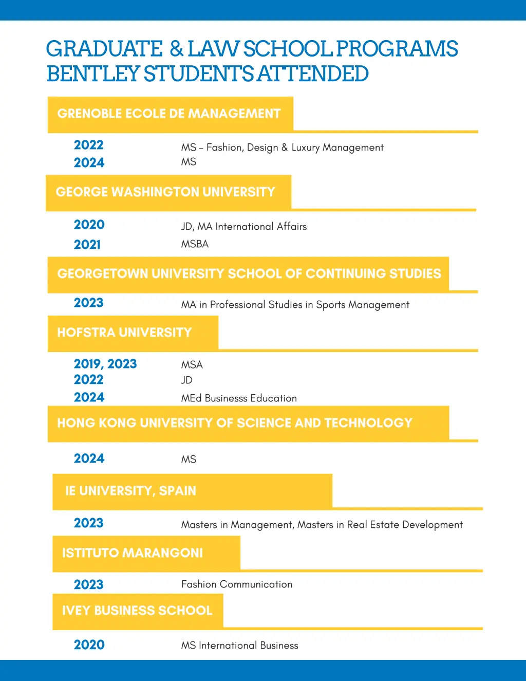 graduate law school programs bentley students 4