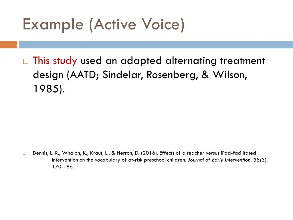 example active voice 2