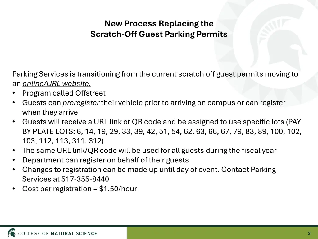new process replacing the scratch off guest