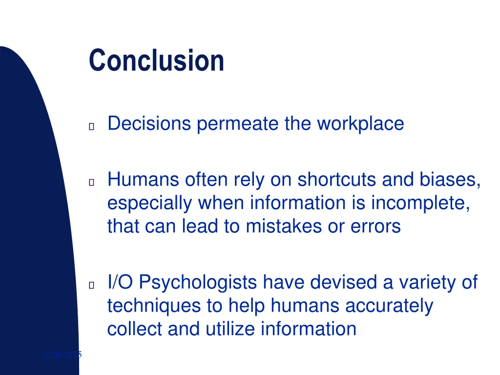 conclusion