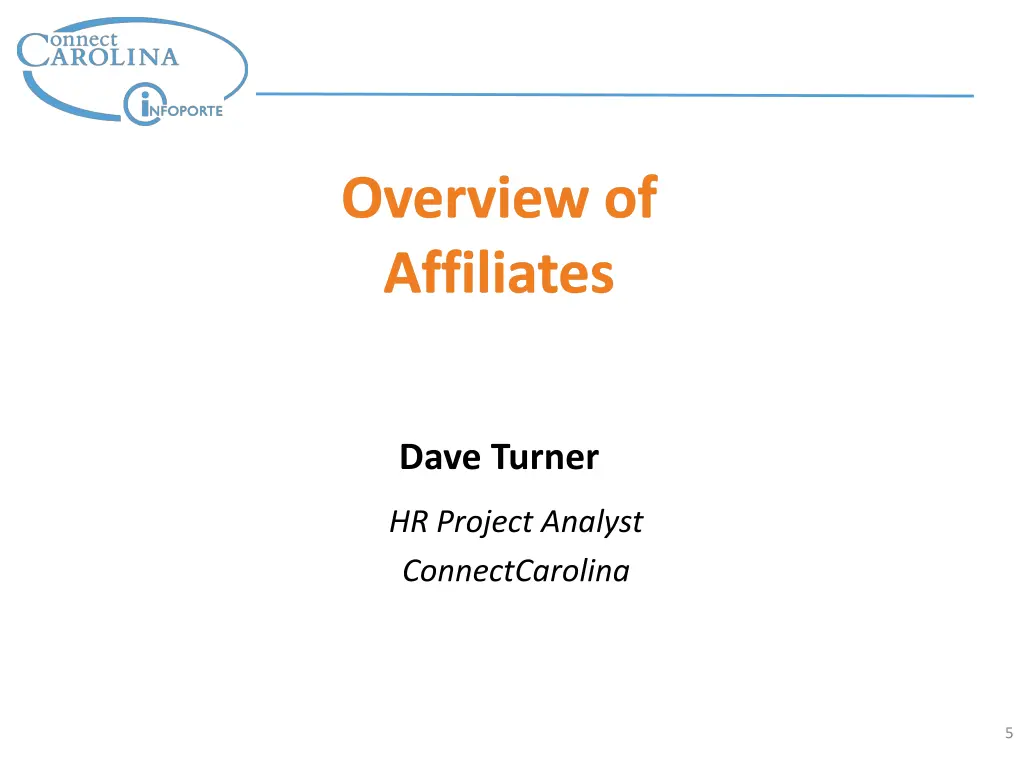overview of affiliates