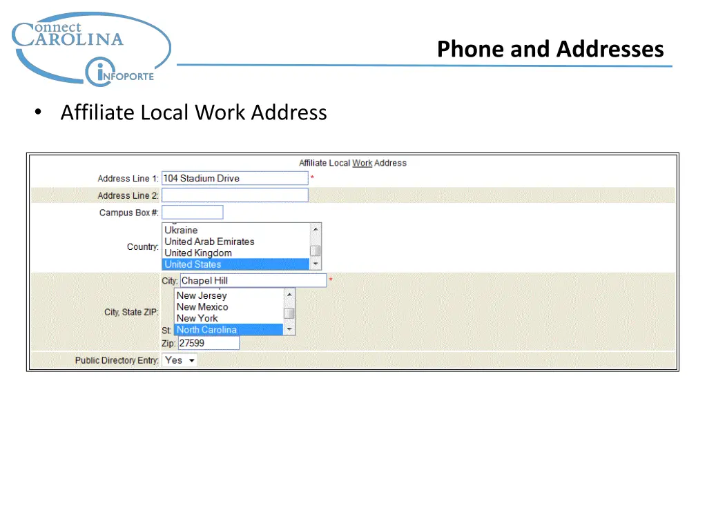 phone and addresses 1