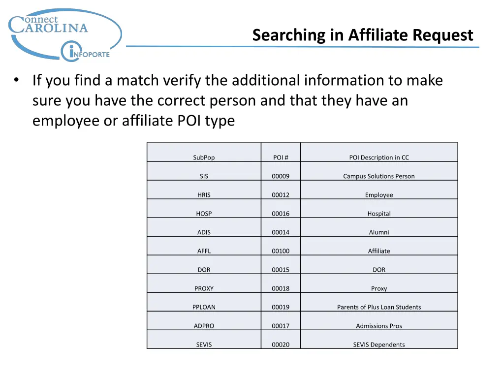 searching in affiliate request 2