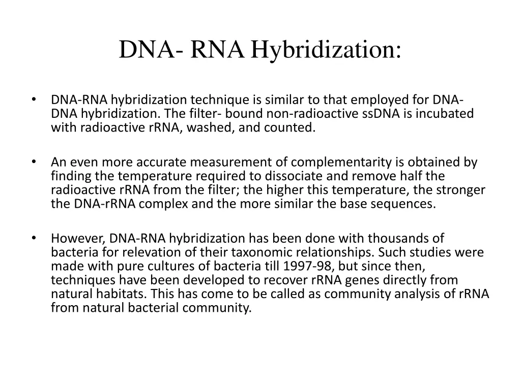 dna rna hybridization 1