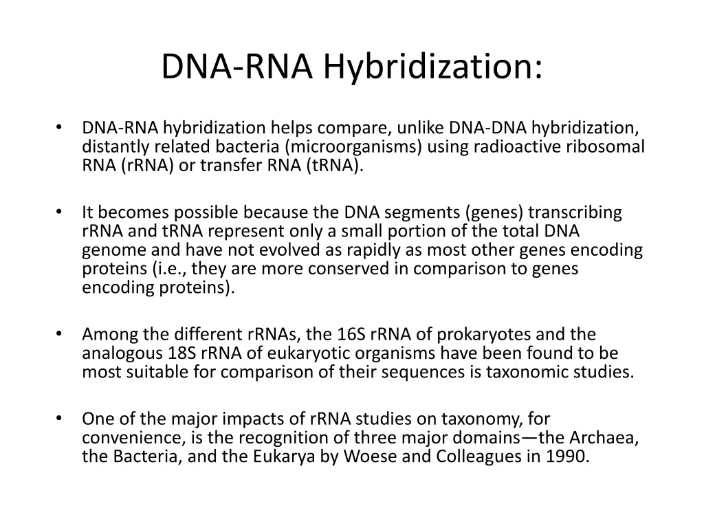 dna rna hybridization