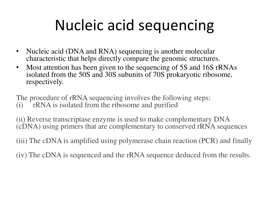 nucleic acid sequencing
