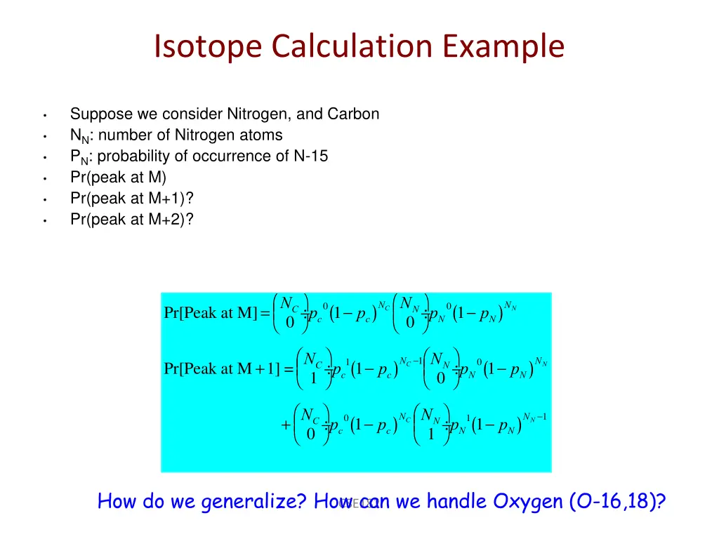 isotope calculation example