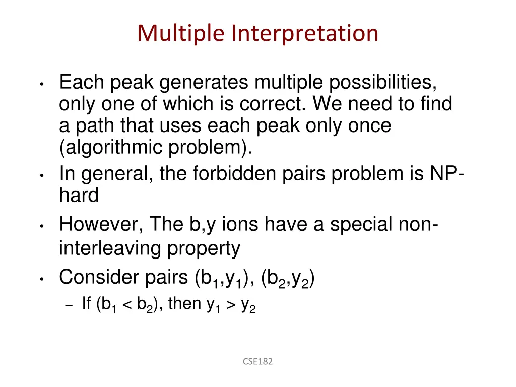 multiple interpretation