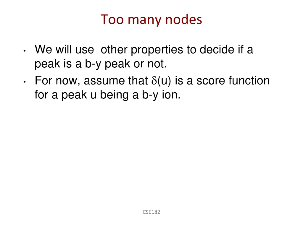 too many nodes