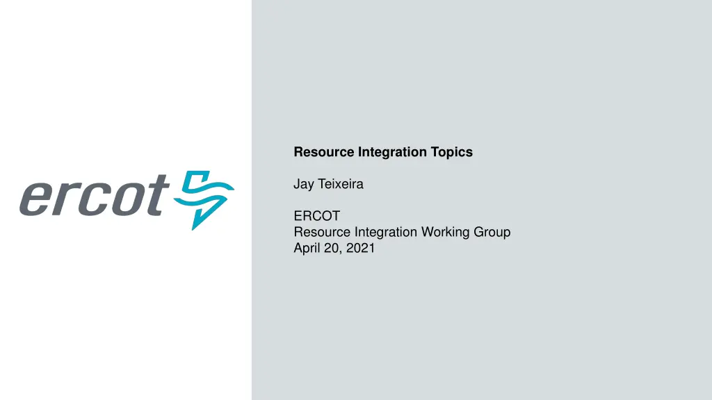 resource integration topics
