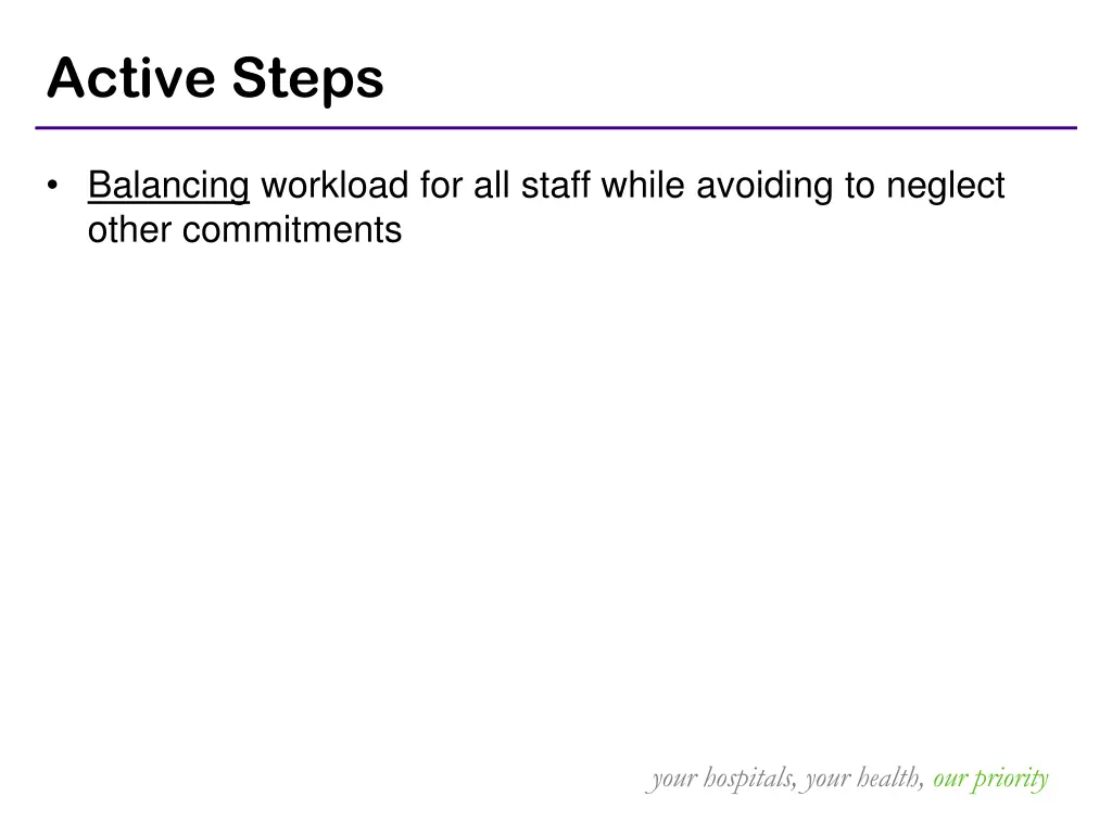 active steps 1
