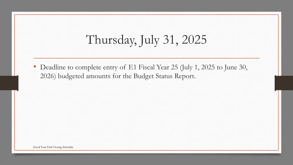 thursday july 31 2025