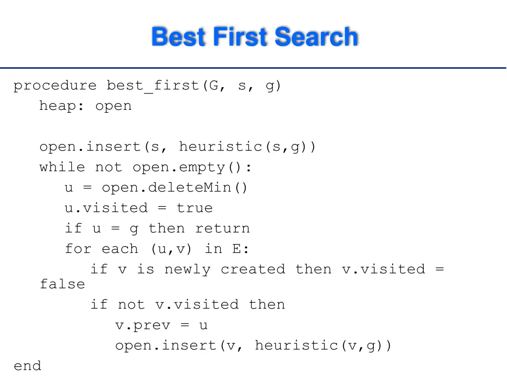 best first search 1