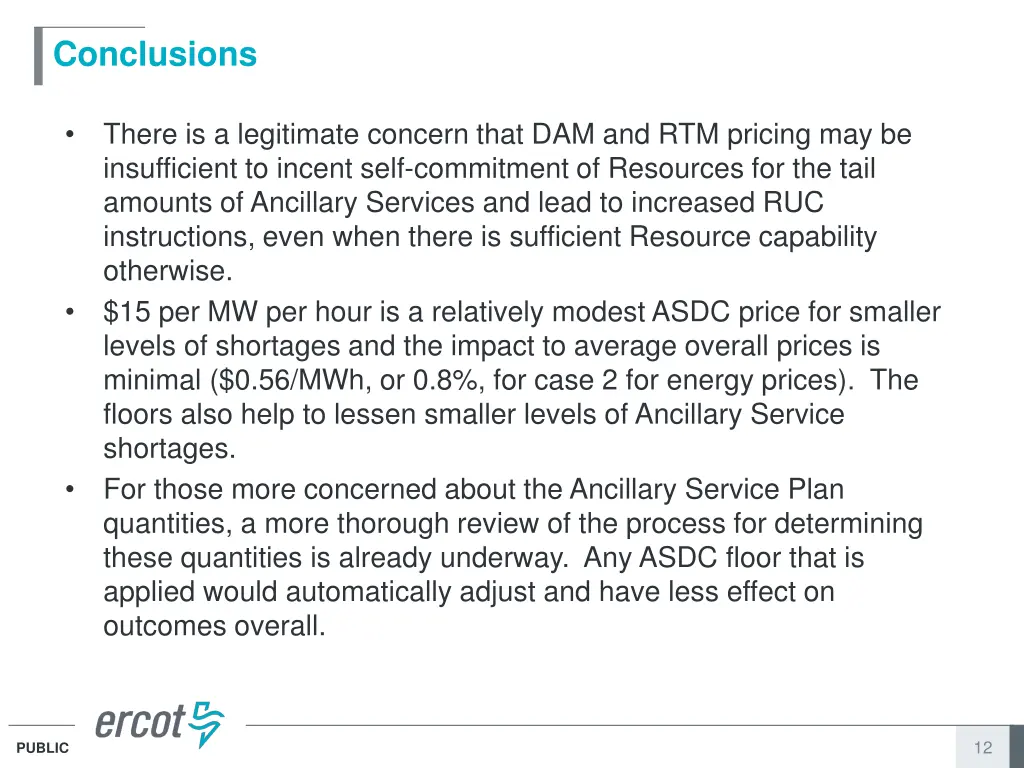 conclusions