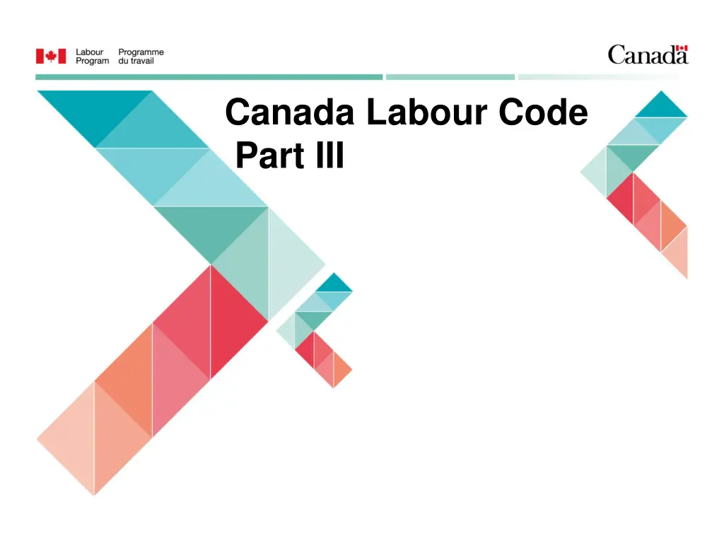 canada labour code part iii