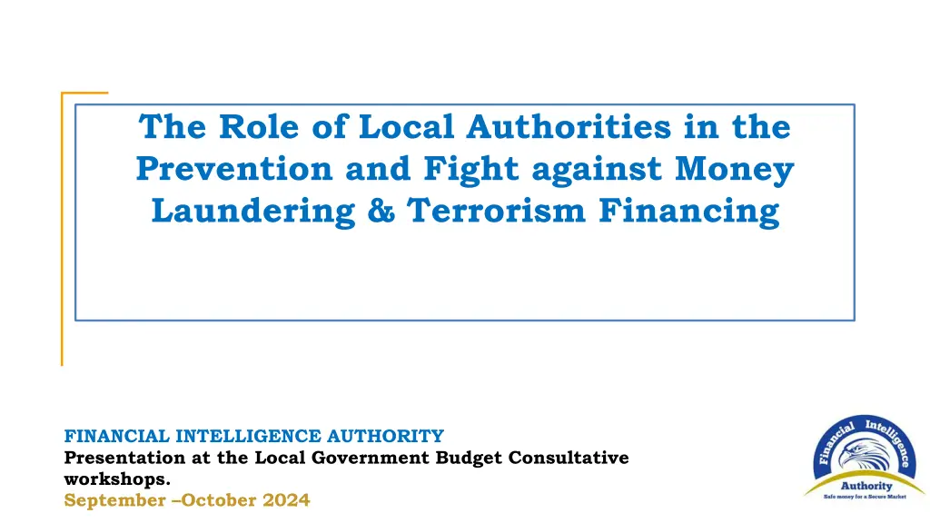 the role of local authorities in the prevention