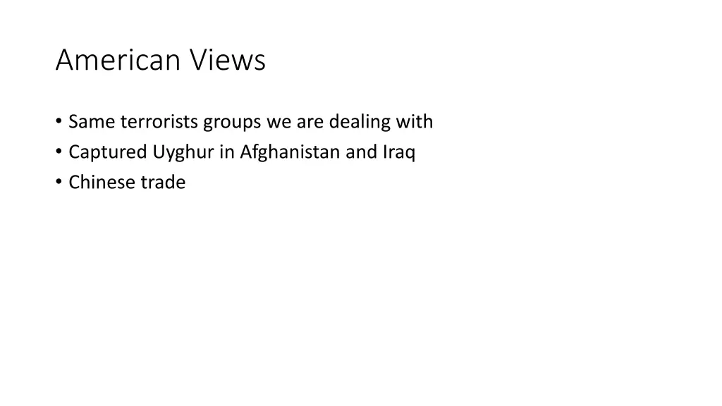american views