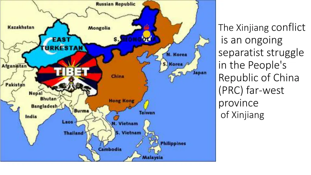 the xinjiang conflict is an ongoing separatist