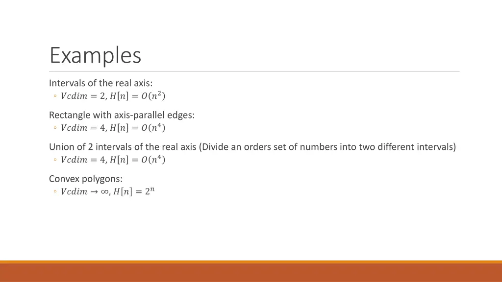 examples