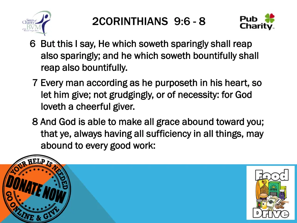 2corinthians 9 6 8