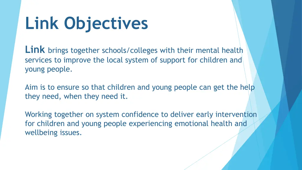 link objectives