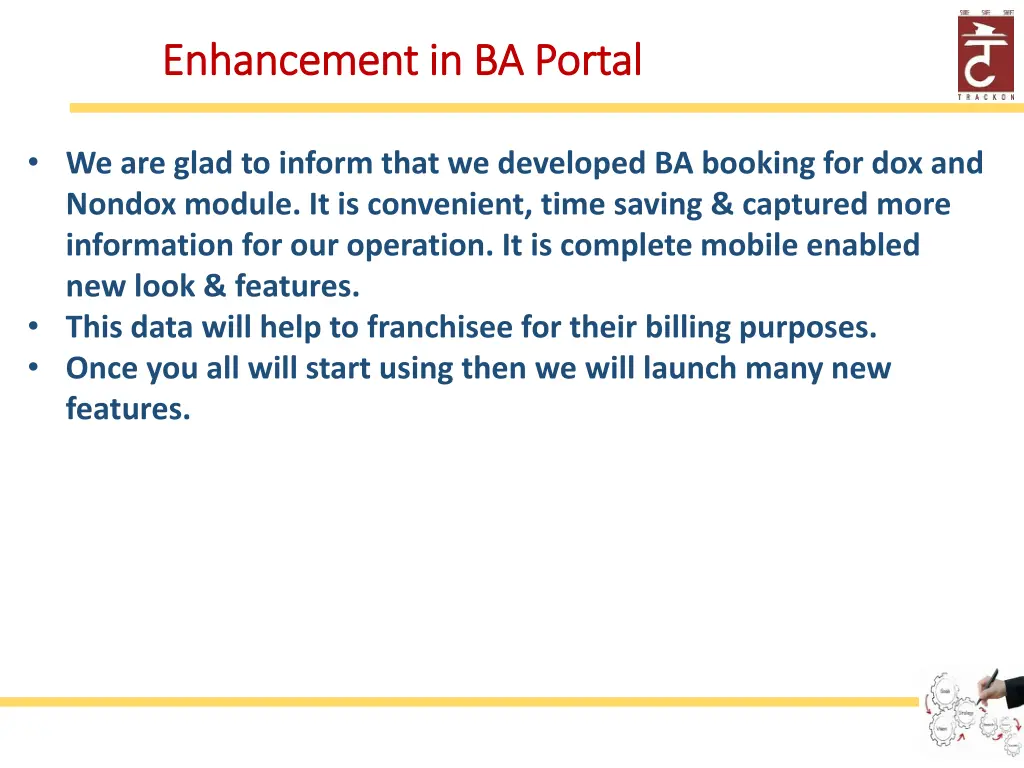 enhancement in ba portal enhancement in ba portal