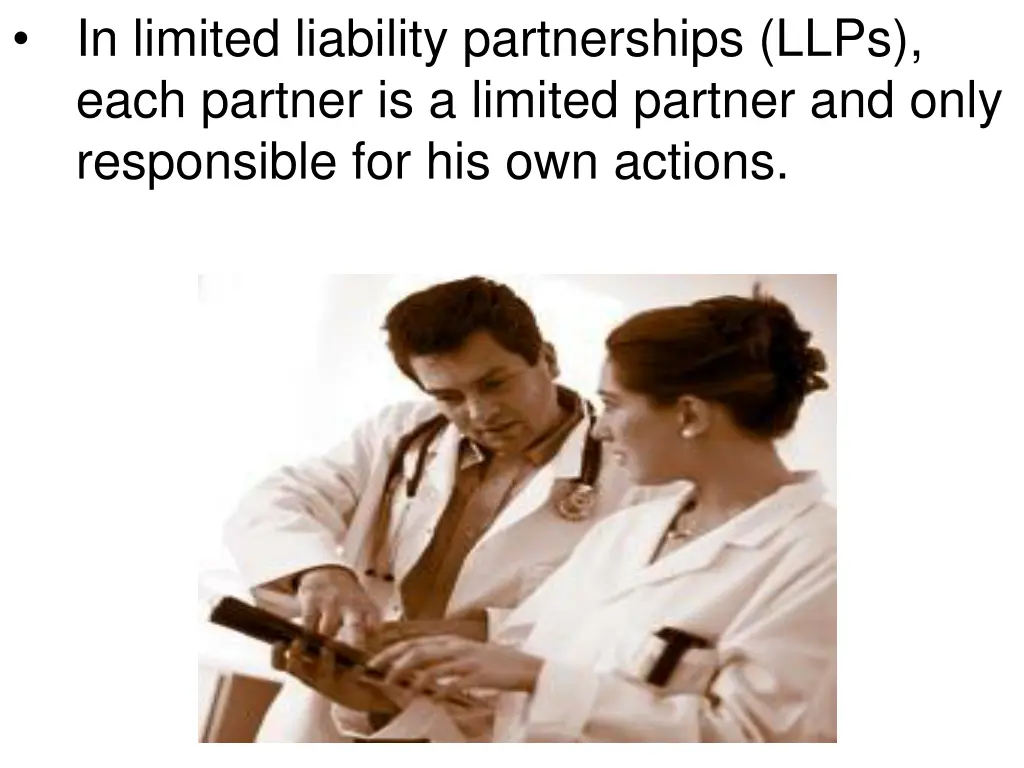 in limited liability partnerships llps each