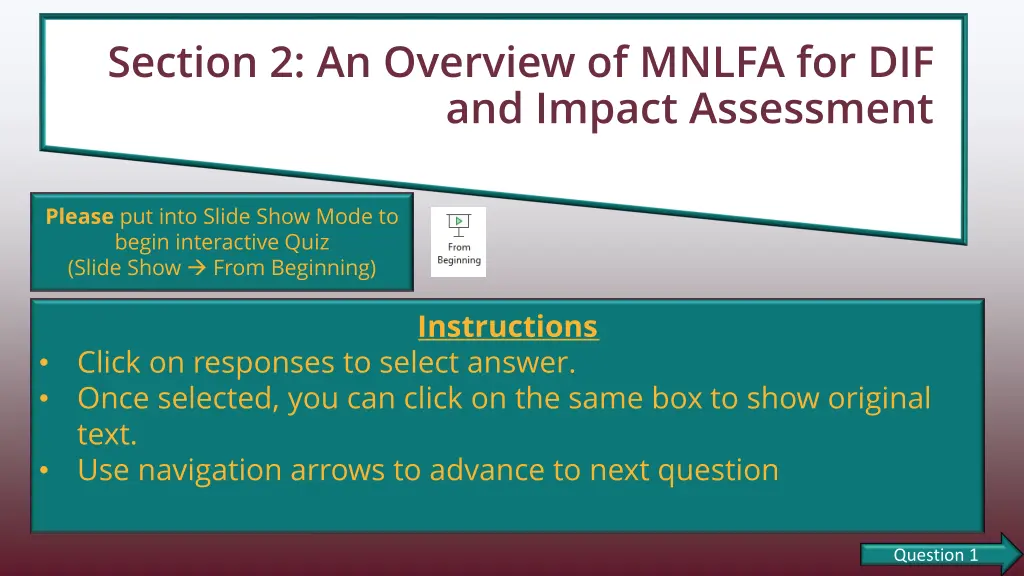 section 2 an overview of mnlfa for dif and impact