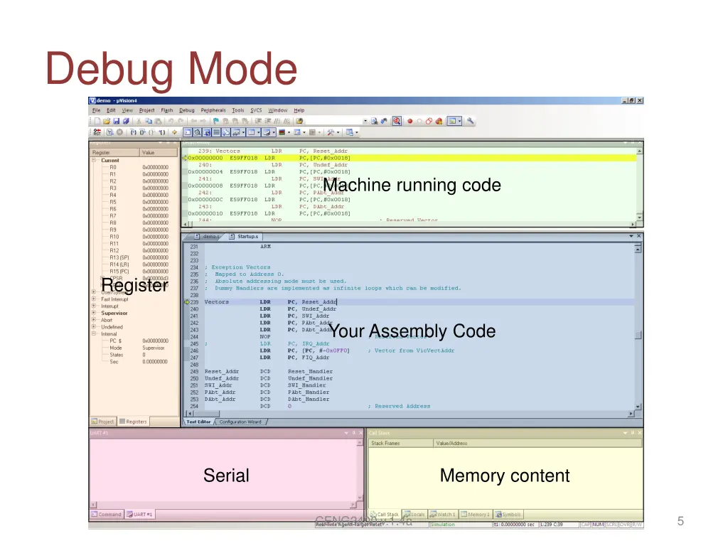 debug mode