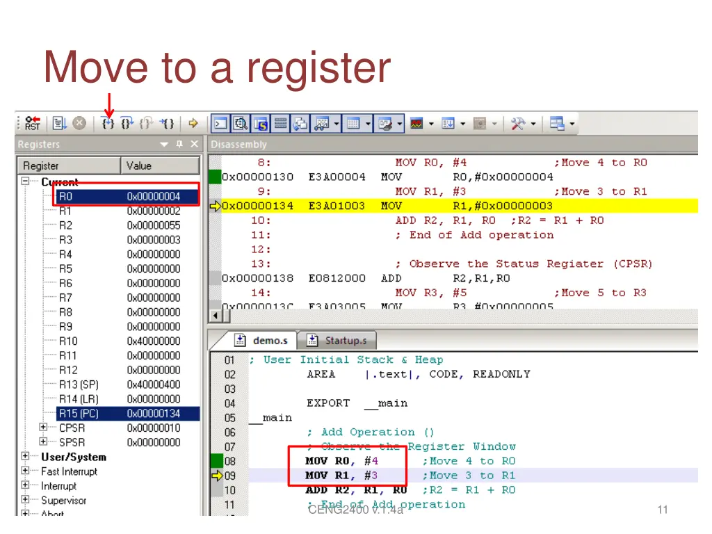 move to a register